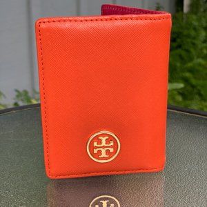Tory Burch Orange Mini Wallet